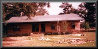 Roof over a trailer, Steel framed homes. Click for a larger picture